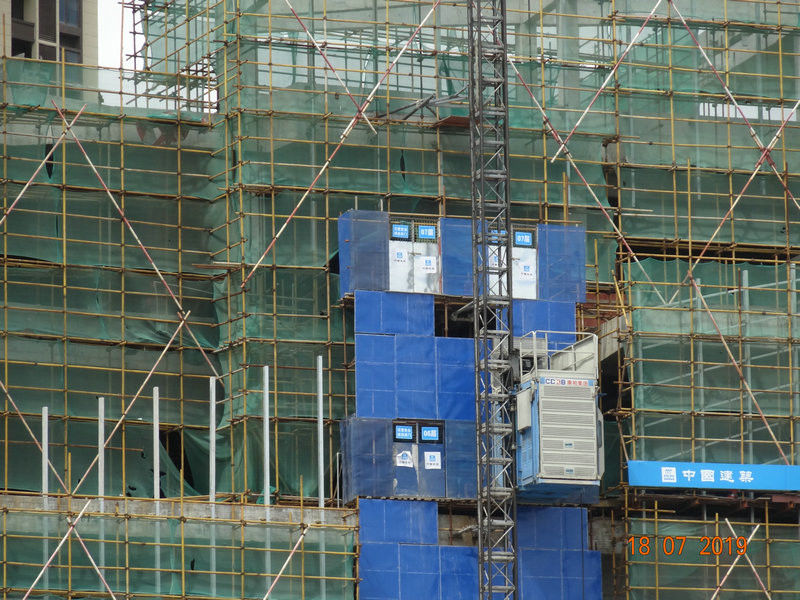 Rack Pinion Lift 2000 Kg Construction Hoist Elevator