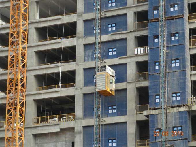 Rack & Pinion 60 Meter / Minute Construction Hoist Elevator