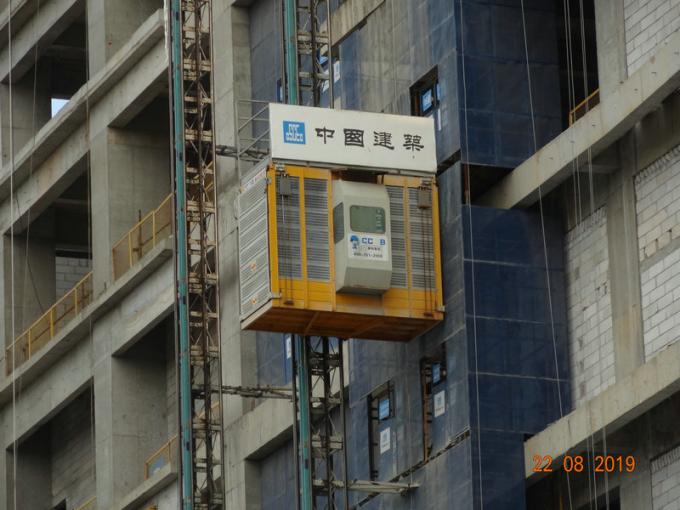 Fully Safety Device VFD 400M Rack And Pinion Elevator