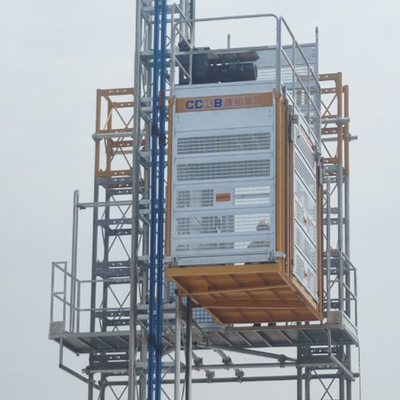 SC200/200 Construction Hoist FIC-12 Fully Intelligent Control Passenger And Material  Rack And Pinion Lift