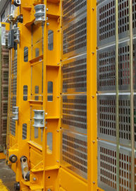 2 Ton Construction Material Hoist Rack Pinion With Variable Frequency Control