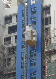 Adjustable Lifting Height Material Lift Elevator Engine Power 2*11Kw For Construction Site