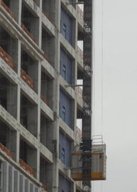 SC200/200 Construction Material Hoist / Rack Pinion Elevator Cage Length Internal 3.2M