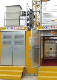 Payload Capacity 3000Kg Rack & Pinion Hoist Cage Internal Size W1.5 M * L3.2 M * H2.35 M