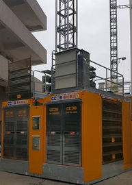Flexible SC200BD Construction Hoist Safety , Low Energy Consumptive Passenger Material Hoist