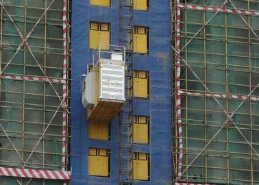 Single Cage Galvanised Steel 450m Building Site Hoist Lift