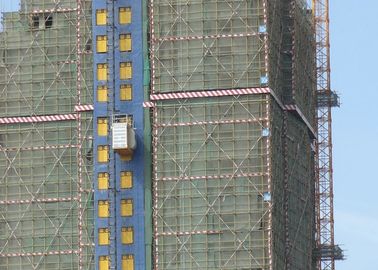 Single Cage 60m / min 2000 Kg Construction Man Lift