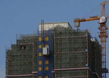 60M / Min Rack Pinion Lift Temporary Construction Elevators