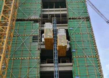 TUV Rack Pinion Lift 450m 2 Ton 60m/Minute Speed Construction Site Elevator