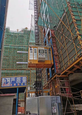 According To European Standard And Truly Modular Construction Site Hoist