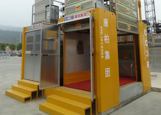 SC300/300 Heavy Load And High Lifting Speed Temporary Elevator For Construction