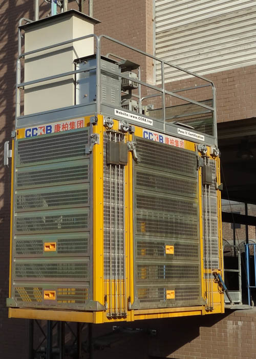 Rack And Pinion Lift SC300, SC300/300 With Third Door At Long Side Of Cabin