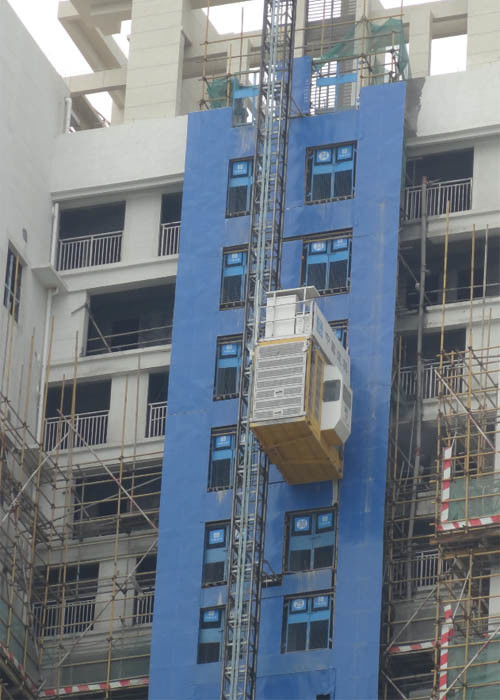 Vfd Motor Control Construction Site Elevator Cage Size Internal